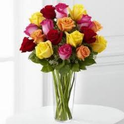 Special!  18 Mixed Roses Arranged from Maplehurst Florist, local flower shop in Essex Junction