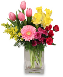 Spring is in the Air from Maplehurst Florist, local flower shop in Essex Junction