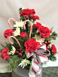 Candy Cane Delight from Maplehurst Florist, local flower shop in Essex Junction