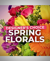 Spring Flowers -Designers Choice from Maplehurst Florist, local flower shop in Essex Junction