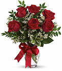 Bouquet of 6 Lovely Roses - from Maplehurst Florist, local flower shop in Essex Junction