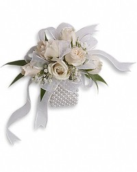 Spray Rose Wrist Corsage from Maplehurst Florist, local flower shop in Essex Junction