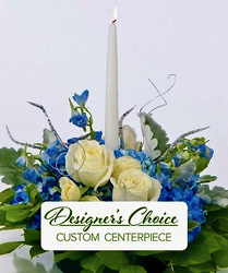 Designers Choice Hanukkah Centerpiece from Maplehurst Florist, local flower shop in Essex Junction