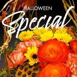 Halloween Treat from Maplehurst Florist, local flower shop in Essex Junction
