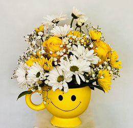 Be Happy Bouquet from Maplehurst Florist, local flower shop in Essex Junction