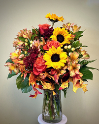 Autumn Warmth from Maplehurst Florist, local flower shop in Essex Junction