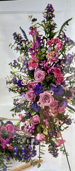 Lavender Tribute Spray from Maplehurst Florist, local flower shop in Essex Junction