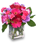 Pink Pizzazz from Maplehurst Florist, local flower shop in Essex Junction