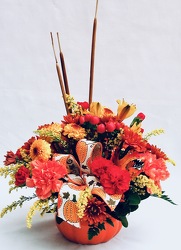 Pumpkin Pleasures Jr. from Maplehurst Florist, local flower shop in Essex Junction