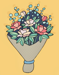 Three Months of Wrapped Flowers from Maplehurst Florist, local flower shop in Essex Junction