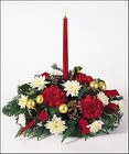 Classic Holiday Centerpiece from Maplehurst Florist, local flower shop in Essex Junction
