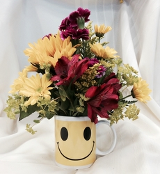 Thanks a Bunch Mug from Maplehurst Florist, local flower shop in Essex Junction