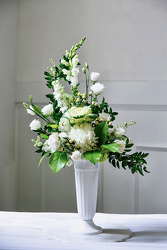 White Remembrance from Maplehurst Florist, local flower shop in Essex Junction White Remembrance from Maplehurst Florist, local flower shop in Essex Junction