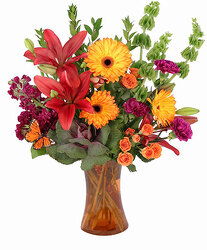 Flaming Lilies from Maplehurst Florist, local flower shop in Essex Junction