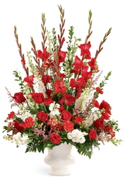 Declaration Altar Arrangement from Maplehurst Florist, local flower shop in Essex Junction