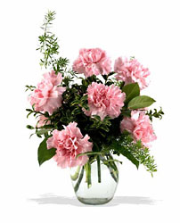 Pink Notion Vase from Maplehurst Florist, local flower shop in Essex Junction