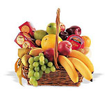 Condolence Fruit Basket from Maplehurst Florist, local flower shop in Essex Junction