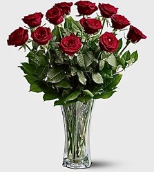 Classic Valentine Rose Arrangement from Maplehurst Florist, local flower shop in Essex Junction